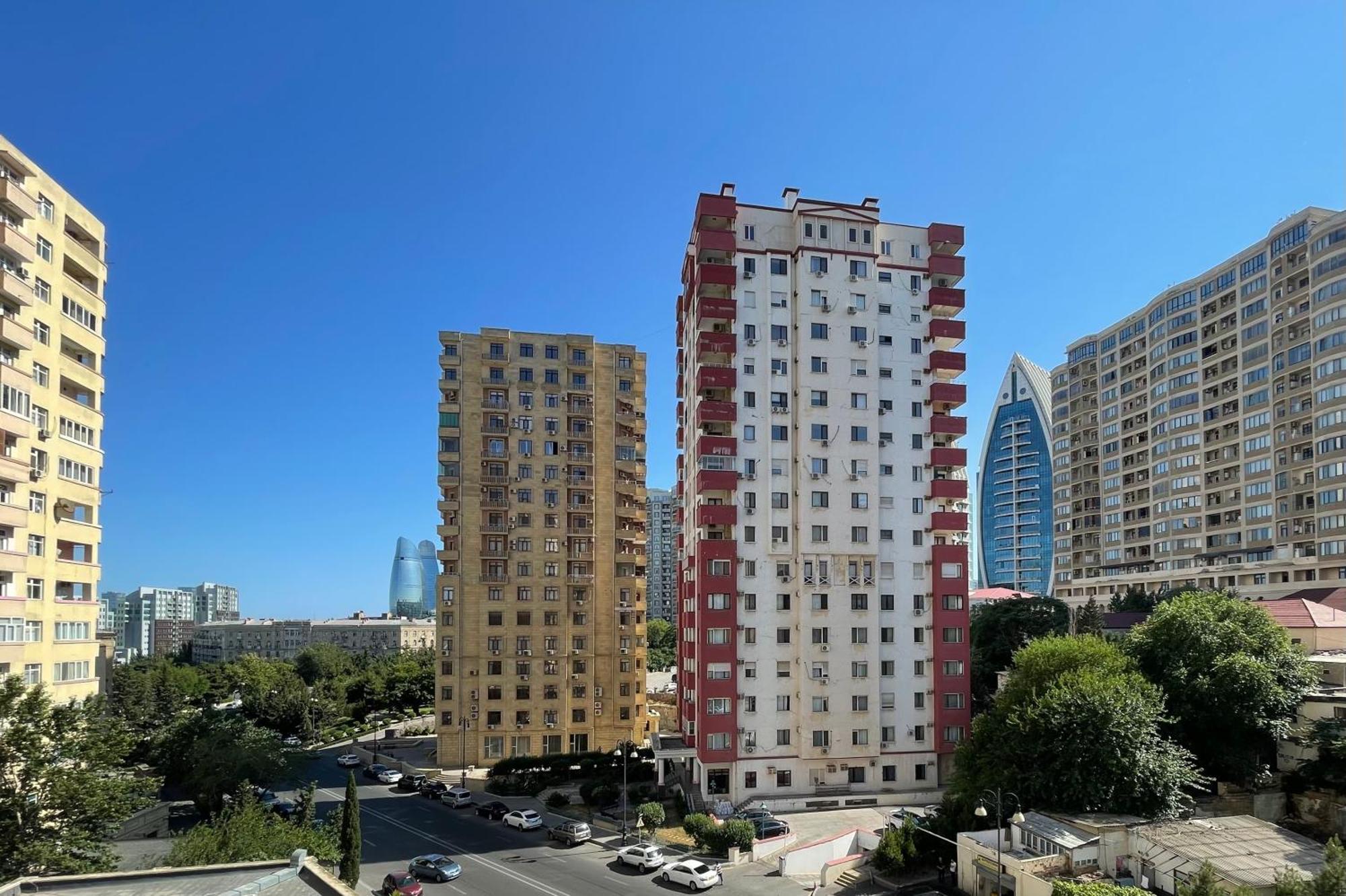 Flame Towers View Apartment Baku Eksteriør billede